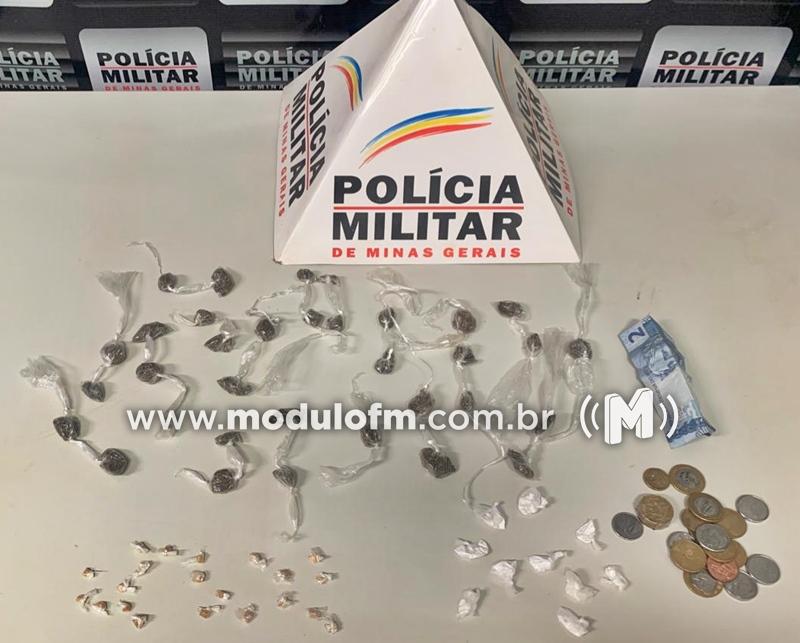 Drogas são apreendidas no bairro Enéas