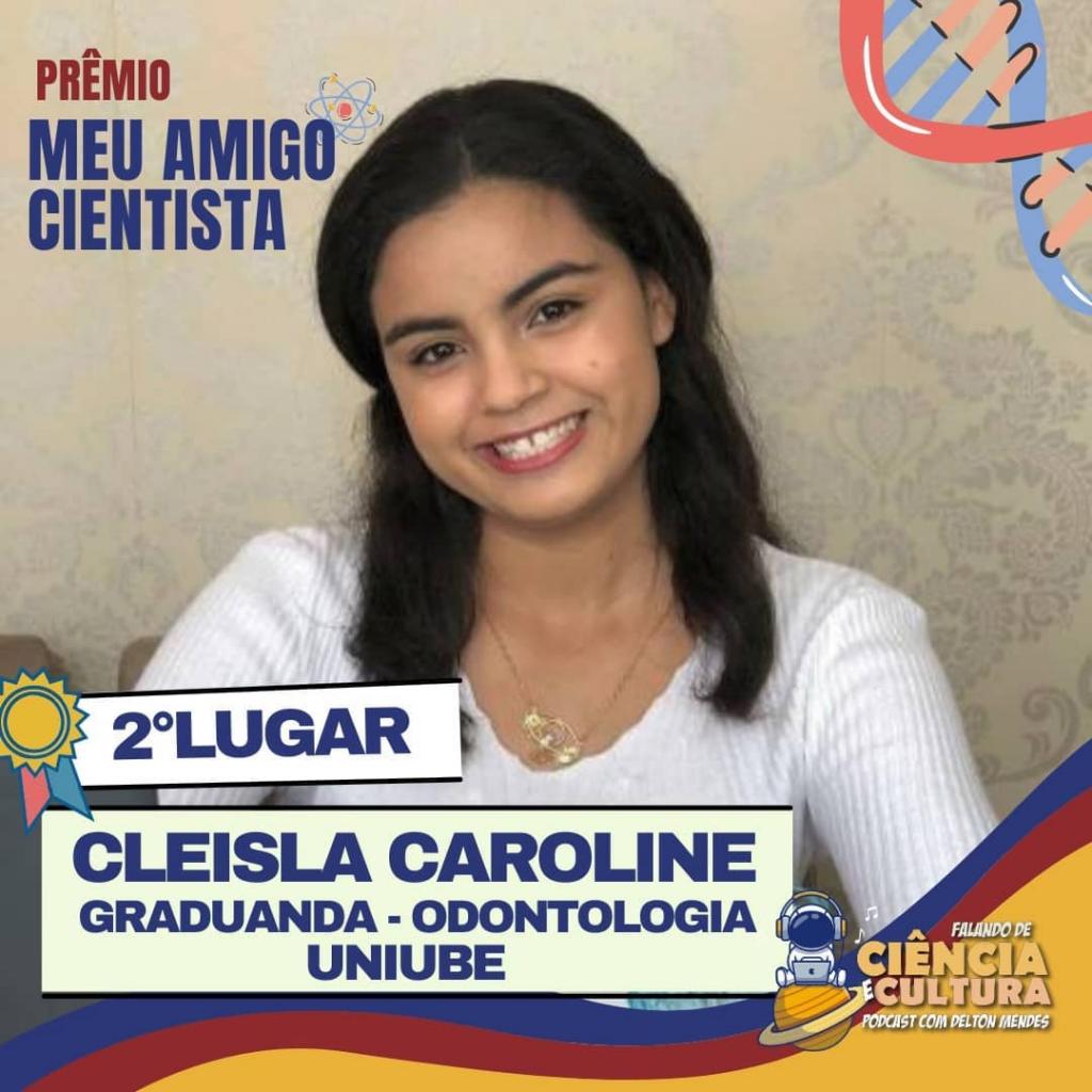Estudante patrocinense fica em segundo lugar no prêmio 'Meu Amigo Cientista'