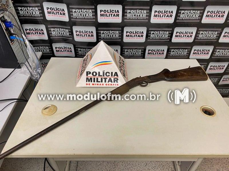 Homem é preso por posse ilegal de arma de fogo em Patrocínio
