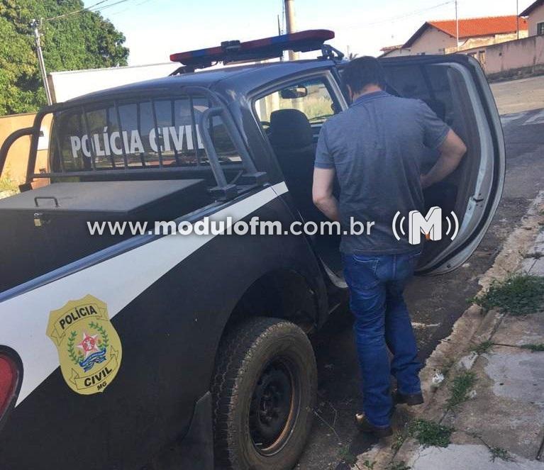 Homem é preso suspeito de furto de máquina agrícola encontrada em Perdizes