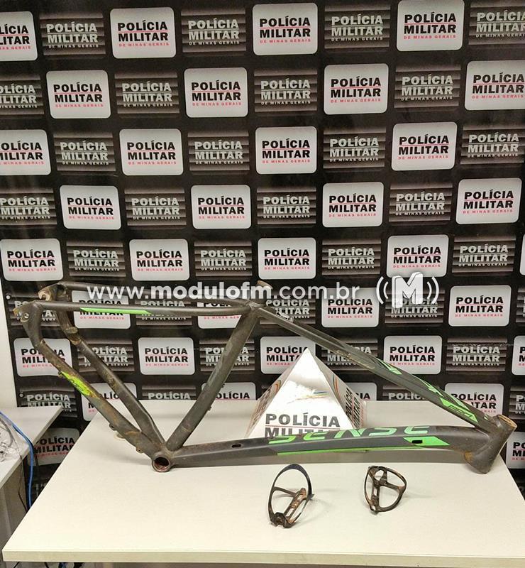 PM apreende menor infrator com quadro de bicicleta avaliado em mais de 6 mil reais