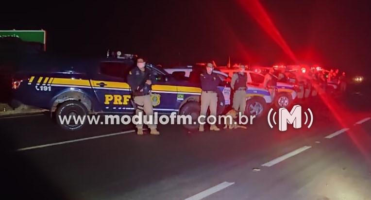 Polícia Militar e Polícia Rodoviária Federal realizam operação conjunta em rodovias