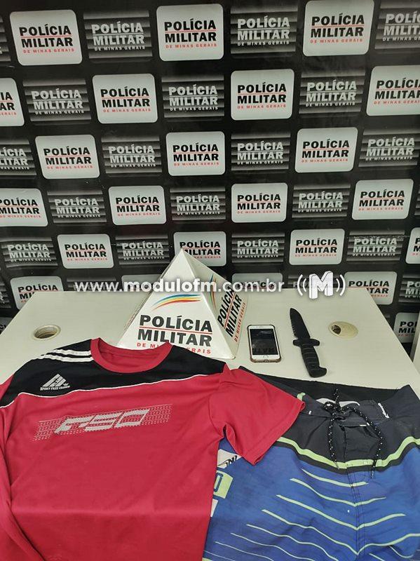 Autor de roubo a casal de namorados é preso pela Polícia Militar