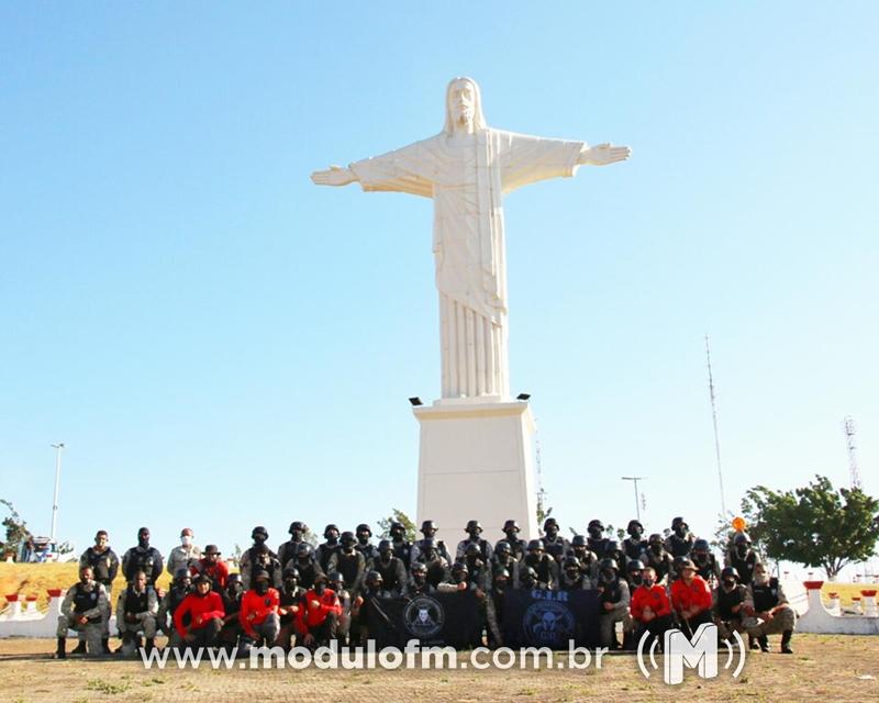 Patrocínio recebeu a sétima etapa do curso de atualização para o Grupamento de Intervenção Rápida do Sistema Prisional