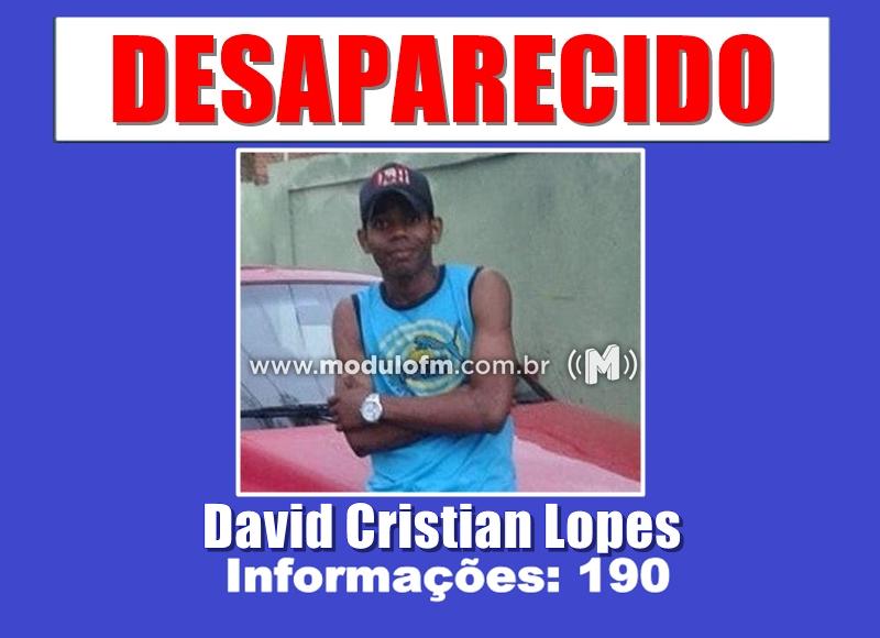 Família faz apelo para encontrar jovem desaparecido em Patrocínio