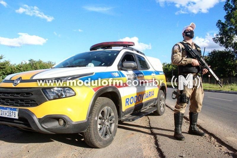 Foragido da Justiça de Coromandel é capturado pela Polícia Militar Rodoviária na MG-188