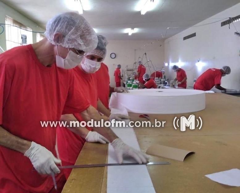 Meio milhão de máscaras produzidas em unidades prisionais são distribuídas em campanha do Plano Minas Consciente