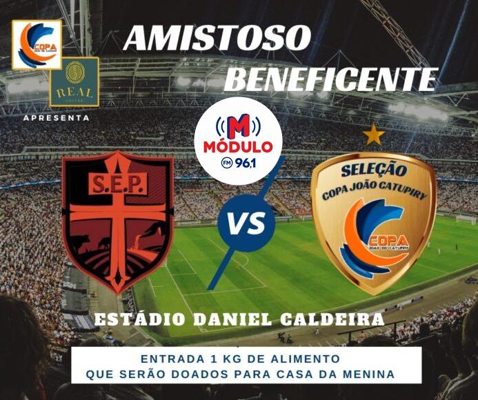 SEP vence seleção da Copa João Catupiry em jogo beneficente