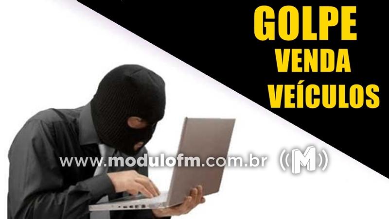 Homem perde mais de R$ 30 mil em golpe de venda de veículos pela internet em Patrocínio