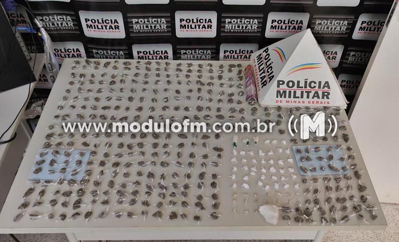 Menor é apreendido com grande quantidade de droga no Santo Antônio