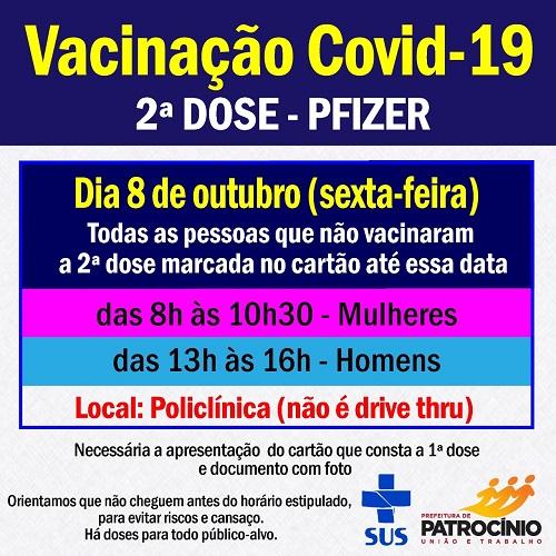 Segunda dose da vacina 