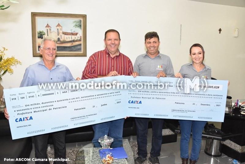Câmara Municipal devolve mais de dois milhões de reais à Prefeitura de Patrocínio