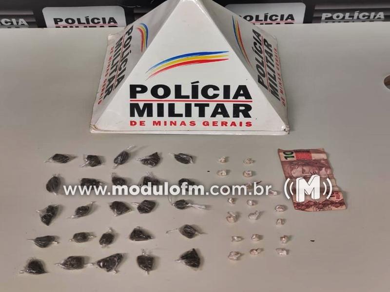 Homem é preso após sair de lote com drogas no bairro Enéas