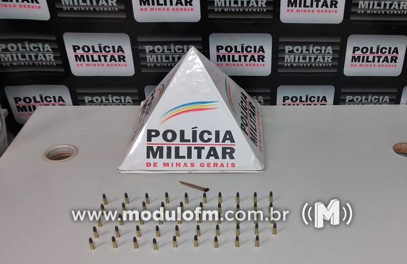Homem é preso com quase 50 munições no bairro Santa Terezinha