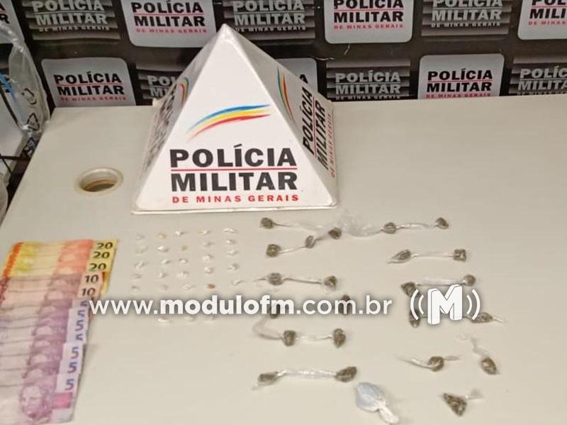 Três adolescentes são apreendidos suspeitos de tráfico de drogas em Patrocínio