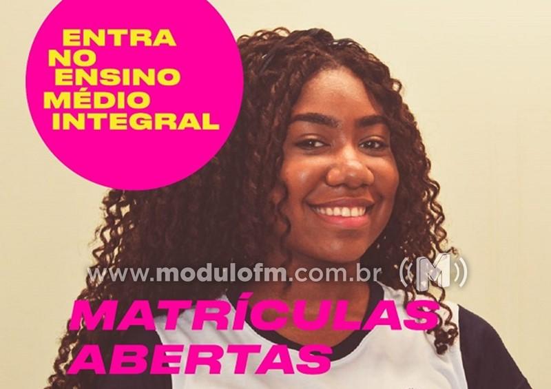 Alunos inscritos no Ensino Médio em Tempo Integral devem se matricular até esta sexta-feira (21)