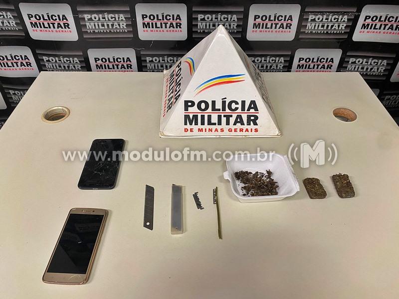 Dois homens que estavam hospedados próximo a rodoviária são presos por tráfico de drogas