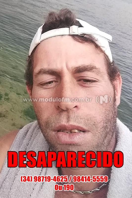 Família procura por homem desaparecido, visto pela última vez em Araxá