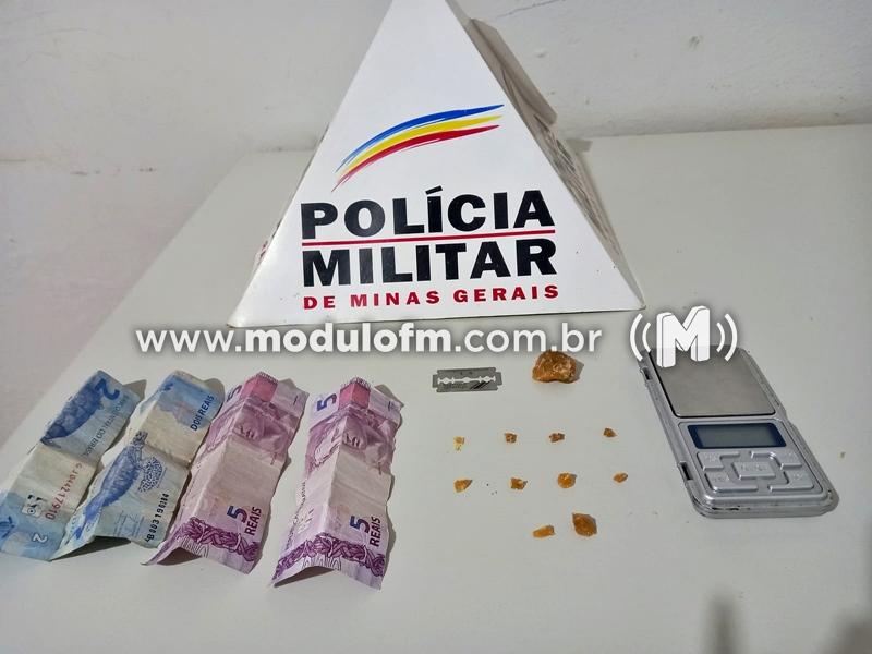 PM prende homem por tráfico de drogas em Guimarânia