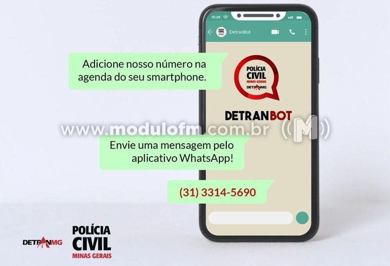 Detran-MG lança o DetranBot, ferramenta de atendimento on-line à população