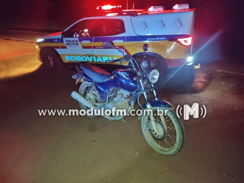 Homem é preso com motocicleta clonada na MG-188 em Patrocínio