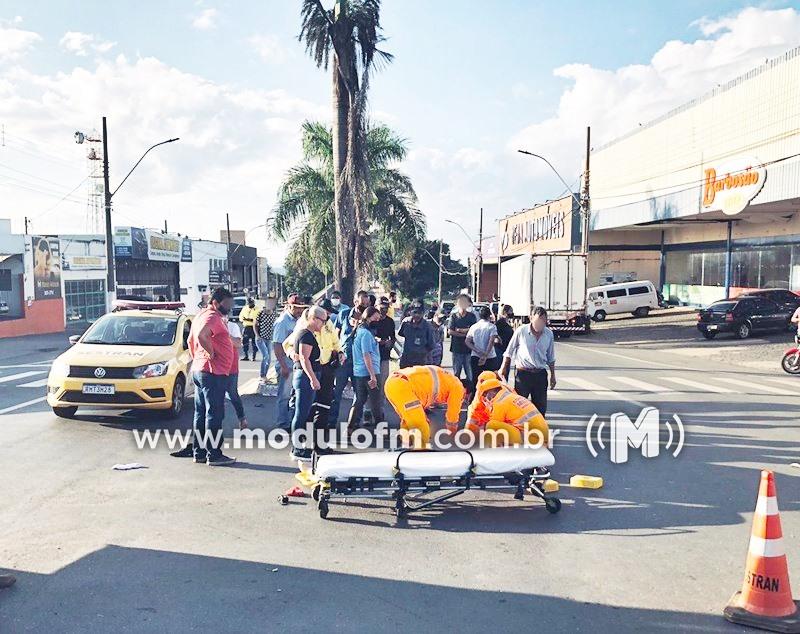 Idoso sofre traumatismo craniano após ser atropelado por carro em Patrocínio