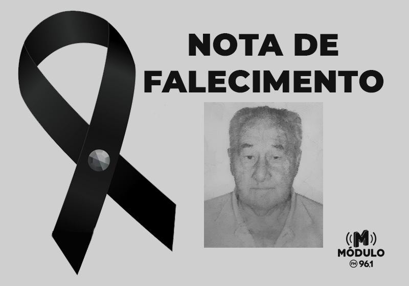 Nota de falecimento Sr. Emiliano Gonçalves Nunes aos 88...