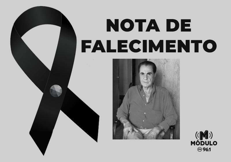 Nota de falecimento Sr. Valdir Marques de Morais (Valdir da Imobiliária) aos 77 anos