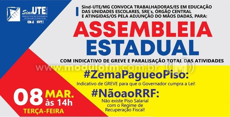 Sind-UTE realizará Assembleia Geral no dia 08 de março para definir se haverá greve da categoria