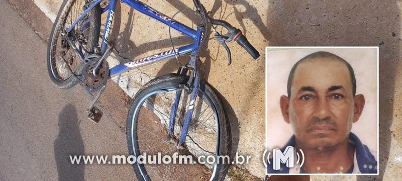 Idoso morre após ser atropelado por caminhão em Monte Carmelo