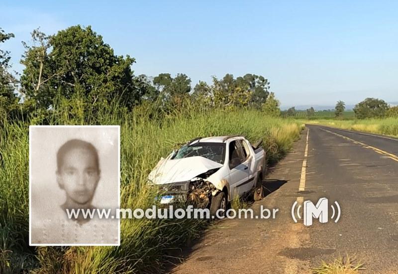 Passageira morre após motorista capotar veículo na MGC-462 em Patrocínio