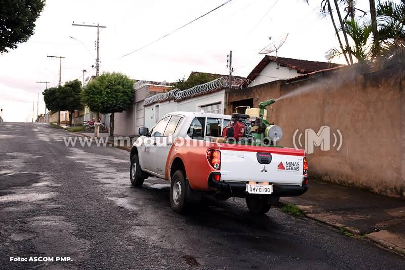 Secretaria Municipal de Saúde realizou aplicação do Fumacê em São João da Serra Negra