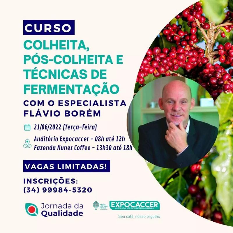 Expocaccer realiza curso de colheita, pós-colheita e técnicas de fermentação para cooperados