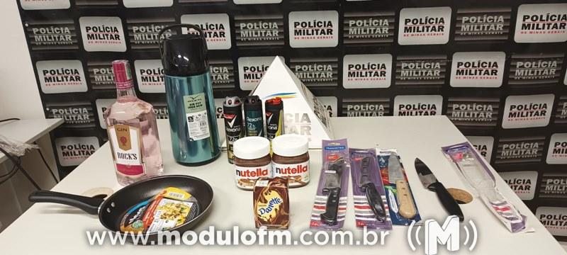 Imagem 1 do post Homem em prisão domiciliar tenta esfaquear duas pessoas após furtar supermercado no bairro Morada Nova