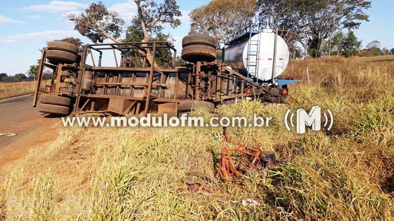Homem é preso por dirigir embriagado, atropelar e matar ciclista na rodovia LMG 737