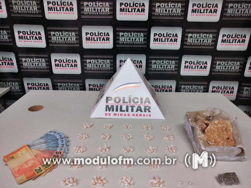 Imagem 1 do post PM prende homem em operação contra o tráfico de drogas no bairro Santo Antônio
