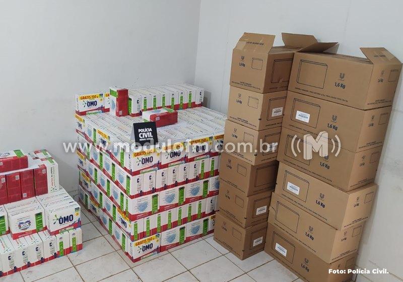 Mais 429 caixas de sabão em pó falsificadas são...