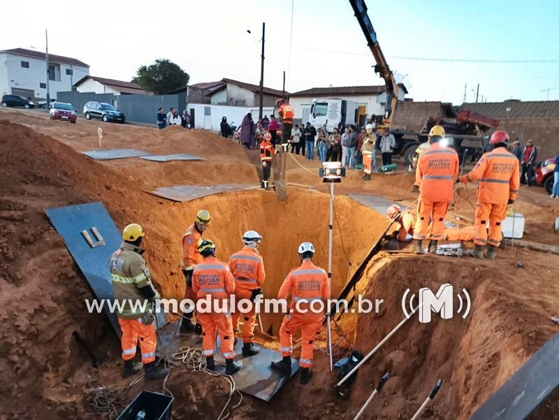 Menino de 8 anos morre após ser resgatado de buraco em que havia caído em Carmo do Paranaíba
