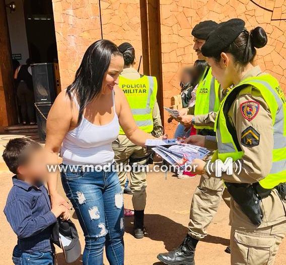 Imagem 2 do post Prevenção à violência contra a mulher é foco da Polícia Militar na campanha Agosto Lilás em Romaria