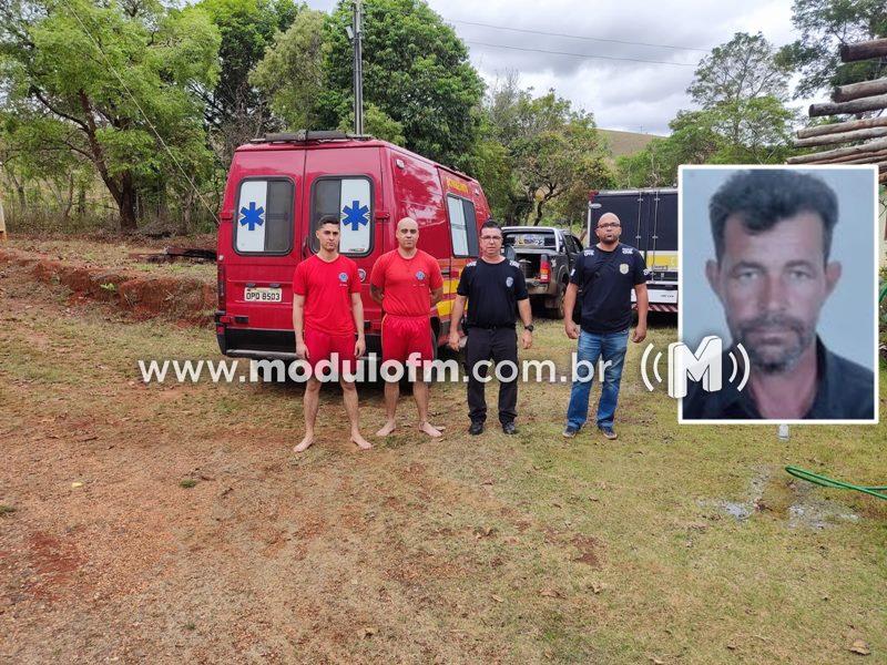 Corpo de homem que estava desaparecido é encontrado boiando...