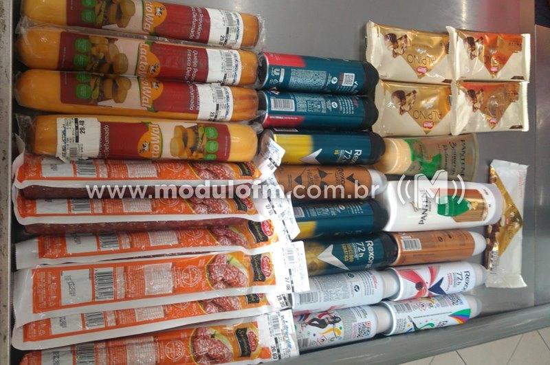 Homem furta supermercado no bairro Morada Nova e acaba preso
