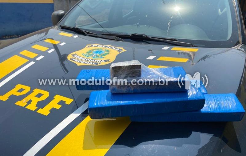 Mulher é presa em ônibus de passageiros com 5 kg de maconha