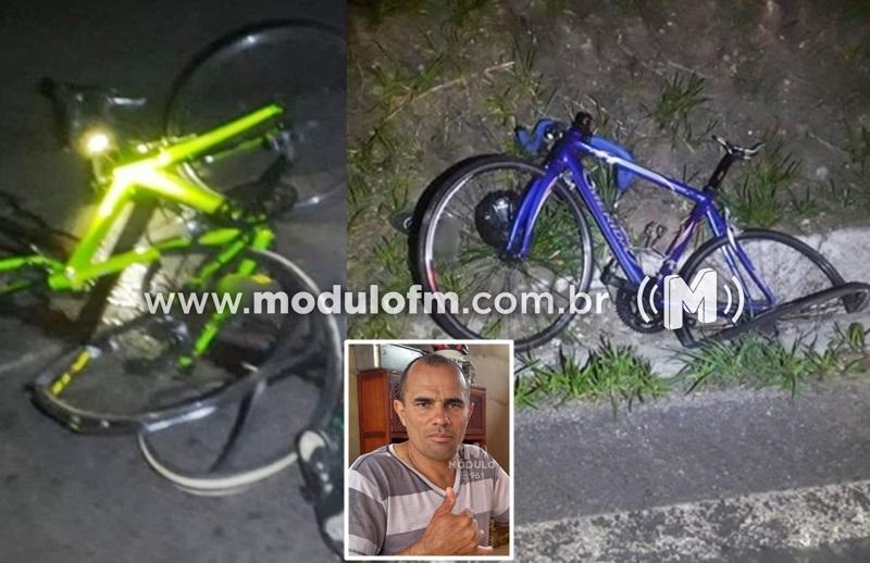 Ciclista morre e outro fica ferido ao serem atingidos por veículo na BR-146 em Serra do Salitre