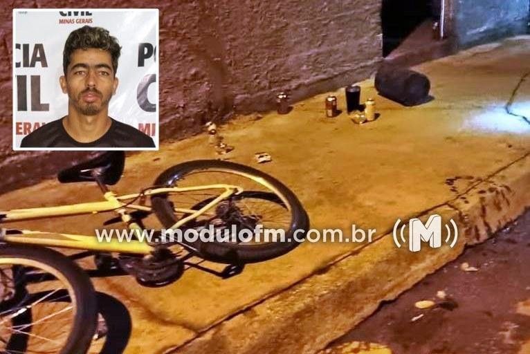 Homem é assassinado a tiros enquanto bebia cerveja na calçada de residência em Guimarânia