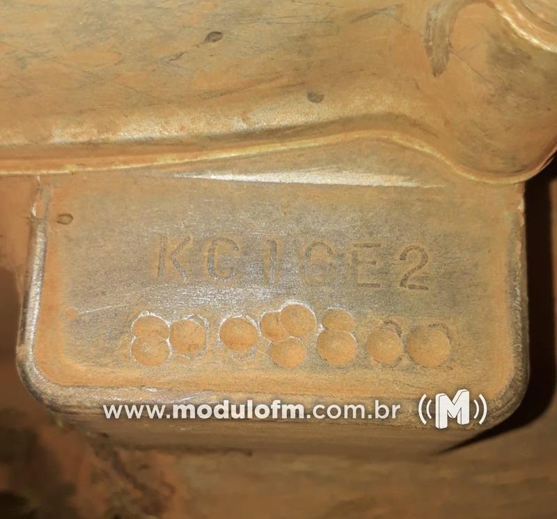 Imagem 1 do post Homem é preso por conduzir motocicleta com chassi e placa adulterados na MG-230 em Patrocínio