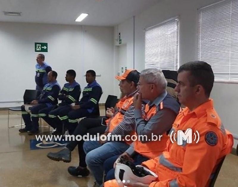 Imagem 2 do post Bombeiros, Defesa Civil e Polícia Militar realizaram simulado de rompimento na barragem da mineradora em Serra do Salitre