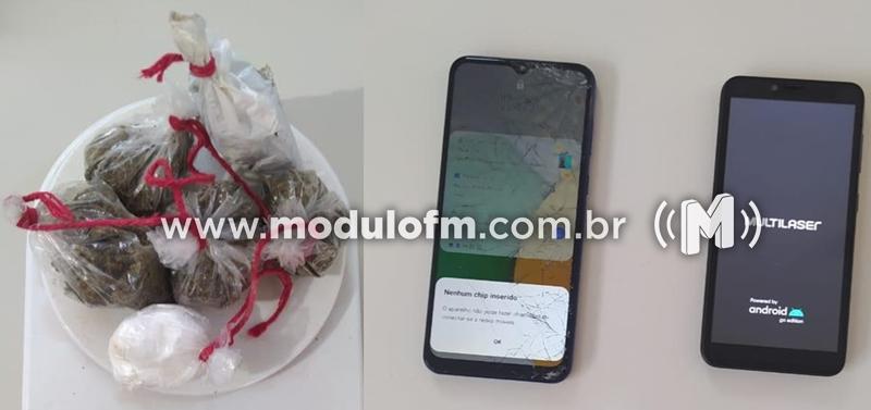 Operação “Bate Cela” apreende drogas e celulares na Penitenciária de Patrocínio