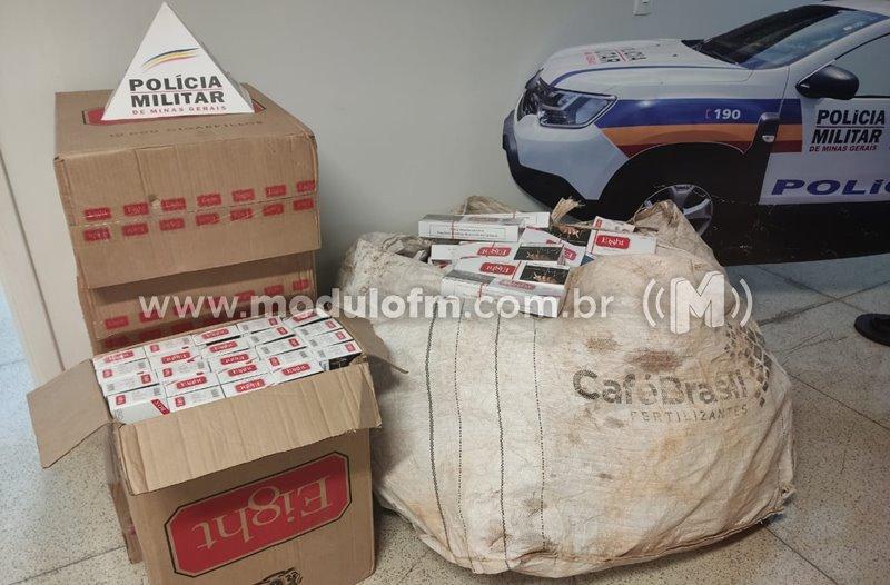 Homem é preso por embriaguez e contrabando de cigarro