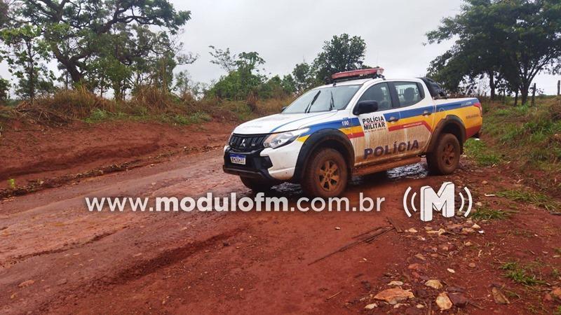 Criminosos invadem fazenda e levam equipamento agrícola na região de Chapadão dos Borges