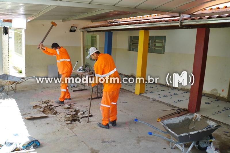 Educandários de Patrocínio passam por melhorias antes do retorno das aulas